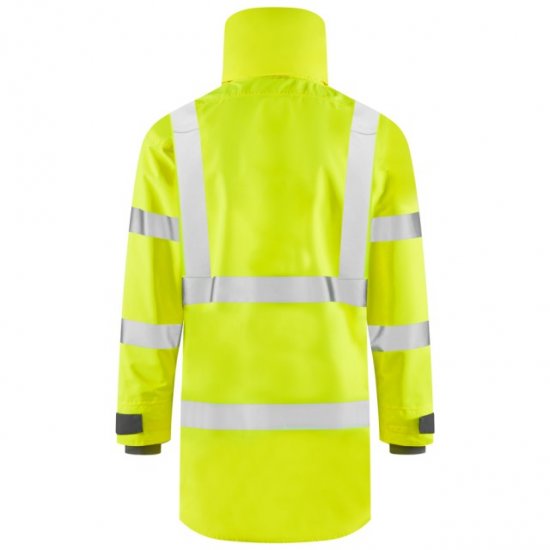 Leo Eastleigh Ecoviz 10K Performance Breathable Anorak Hi-Vis Yellow - Työvaatteet - Miesten Työvaatteet Isot Koot - 2XL-10XL