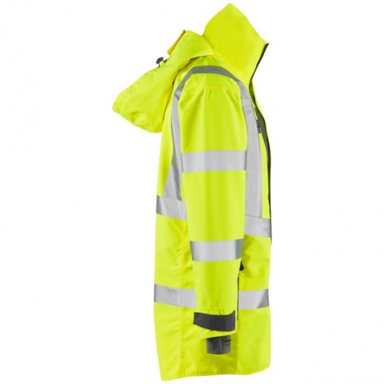 Leo Eastleigh Ecoviz 10K Performance Breathable Anorak Hi-Vis Yellow - Työvaatteet - Miesten Työvaatteet Isot Koot - 2XL-10XL