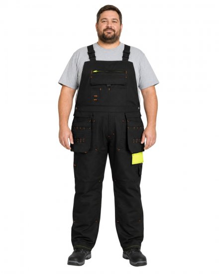 Adamo 109100 Lappuhaalarit Musta - Työvaatteet - Miesten Työvaatteet Isot Koot - 2XL-10XL