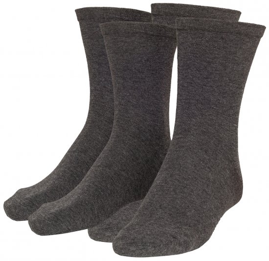 Adamo Adrian Sensitive-socks Charcoal 2-pack - Alusvaatteet & uimavaatteet - Miesten Isot alusvaatteet 