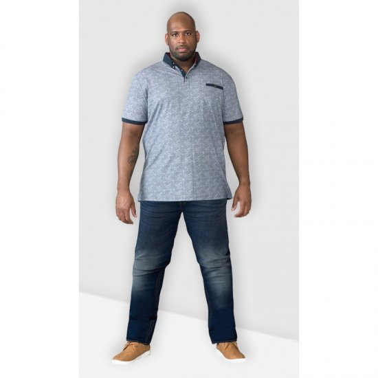 D555 Ambrose Tapered Fit Stretch Jeans Dark Blue TALL SIZES - MIESTEN VAATTEET MT-6XLT - Pitkien miesten vaatteet