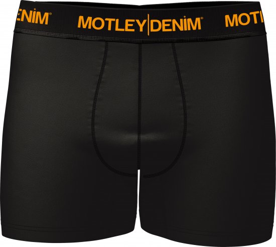 Motley Denim Amsterdam Boxershorts Black 2-pack - Alusvaatteet & uimavaatteet - Miesten Isot alusvaatteet 