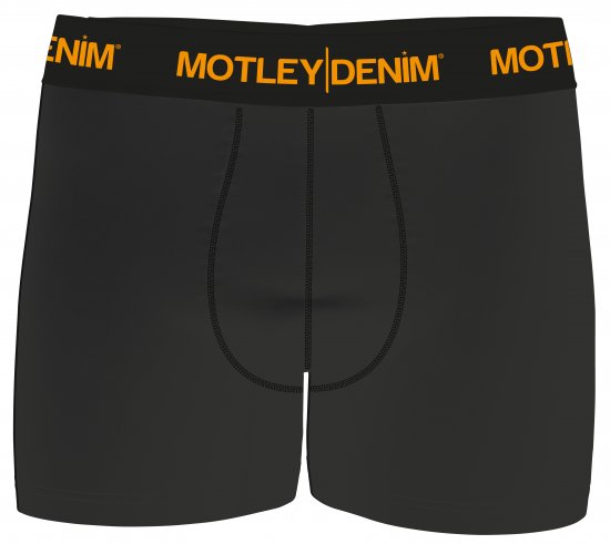 Motley Denim Amsterdam Boxershorts Charcoal 2-pack - Alusvaatteet & uimavaatteet - Miesten Isot alusvaatteet 