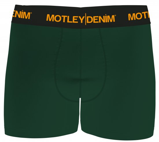 Motley Denim Amsterdam Boxershorts Racing Green 2-pack - Alusvaatteet & uimavaatteet - Miesten Isot alusvaatteet 