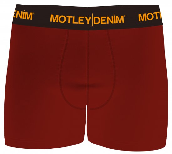 Motley Denim Amsterdam Boxershorts Red 2-pack - Alusvaatteet & uimavaatteet - Miesten Isot alusvaatteet 