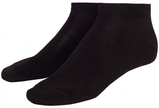 Adamo Anton sneaker-socks Black 4-pack - Alusvaatteet & uimavaatteet - Miesten Isot alusvaatteet 