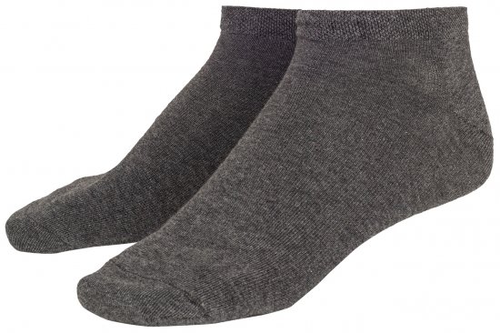 Adamo Anton sneaker-socks Charcoal 4-pack - Alusvaatteet & uimavaatteet - Miesten Isot alusvaatteet 