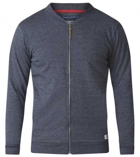 D555 Arnie Sweatshirt With Pocket Charcoal - Hupparit ja collegepaidat - Miesten hupparit ja collegepaidat isot koot
