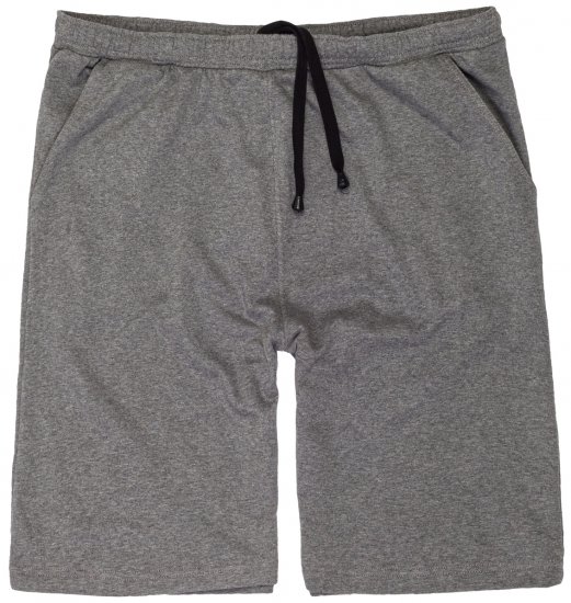 Adamo Athen Sweatshorts Grey - Collegehousut ja collegeshortsit - Miesten Isot collegehousut ja collegeshortsit
