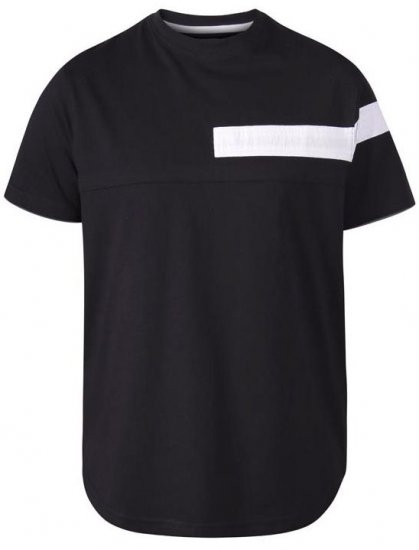 D555 Beat T-Shirt Black - T-paidat - Isot T-paidat 2XL – 14XL
