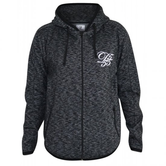 D555 Bennie Full zip Hoodie - Hupparit ja collegepaidat - Miesten hupparit ja collegepaidat isot koot