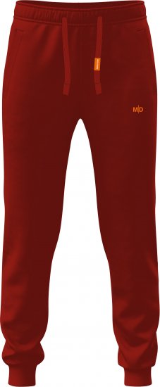 Motley Denim Berlin Sweatpants Red - Collegehousut ja collegeshortsit - Miesten Isot collegehousut ja collegeshortsit
