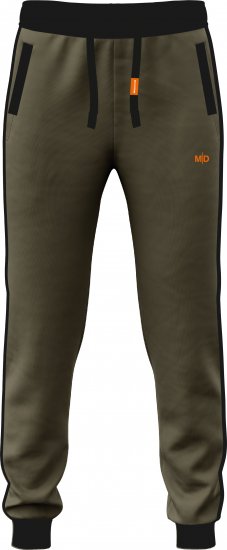 Motley Denim Bremen Sweatpants Dark Khaki/Black - Collegehousut ja collegeshortsit - Miesten Isot collegehousut ja collegeshortsit