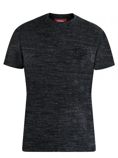 D555 Chalmer Couture Space Dye T-shirt Black - T-paidat - Isot T-paidat 2XL – 14XL