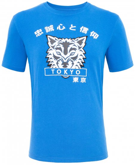 Loyalty & Faith Cracker T-shirt Blue - T-paidat - Isot T-paidat 2XL – 14XL