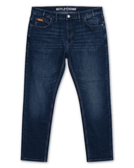 Motley Denim Soho 5-Pocket Jeans Dark Wash - Farkut ja housut - Miesten isot farkut ja isot housut W40-W70