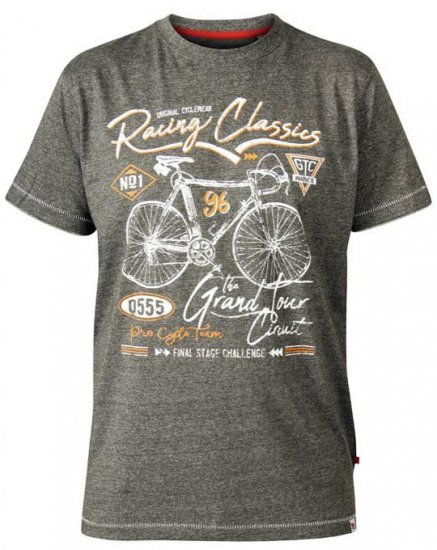 D555 Eastwood Bicycle Crew Neck T-Shirt Khaki - T-paidat - Isot T-paidat 2XL – 14XL
