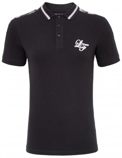 Loyalty & Faith Element Polo Black - Pikeepaidat - Miesten isot pikeepaidat