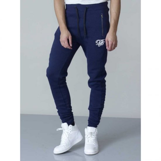 D555 Javier Fashion Sweatpants Navy - Collegehousut ja collegeshortsit - Miesten Isot collegehousut ja collegeshortsit
