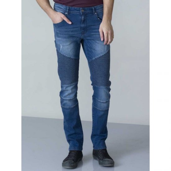 D555 Abrams Biker Style Jeans - Farkut ja housut - Miesten isot farkut ja isot housut W40-W70