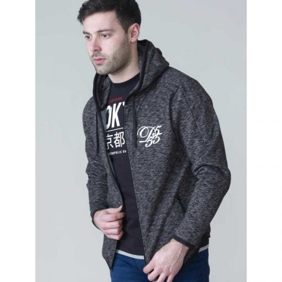 D555 Bennie Full zip Hoodie - Hupparit ja collegepaidat - Miesten hupparit ja collegepaidat isot koot