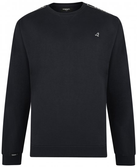 Kangol Foray Sweatshirt Black - Hupparit ja collegepaidat - Miesten hupparit ja collegepaidat isot koot