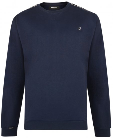 Kangol Foray Sweatshirt Navy - Hupparit ja collegepaidat - Miesten hupparit ja collegepaidat isot koot