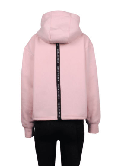 Nora Mikken GERTRUD Cropped Hoodie Pink - Hupparit ja collegepaidat - 