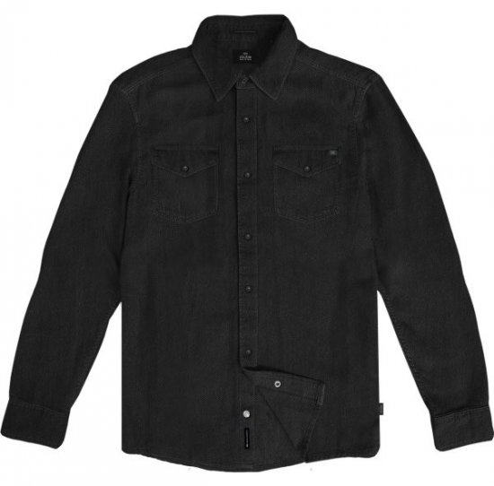 Double Outfitters GS-5126 Nepparipaita Musta - Kauluspaidat - Miesten isot kauluspaidat 2XL – 8XL