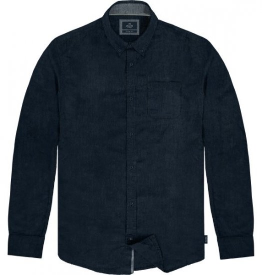 Double Outfitters GS-5225 Oxford-paita Tummansininen - Kauluspaidat - Miesten isot kauluspaidat 2XL – 8XL