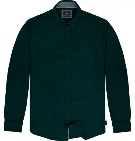 Double Outfitters GS-5225 Oxford-paita Tummanvihreä - Kauluspaidat - Miesten isot kauluspaidat 2XL – 8XL