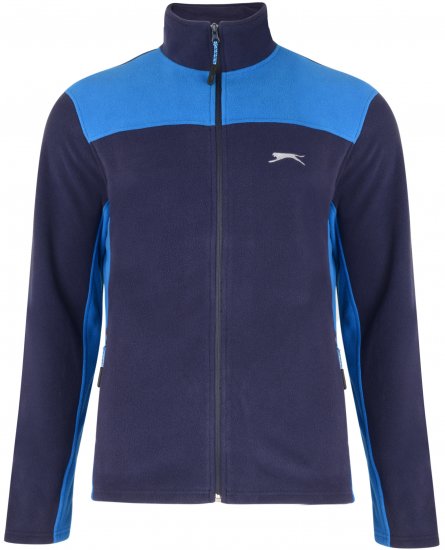 Slazenger Haines Microfleece Navy - Hupparit ja collegepaidat - Miesten hupparit ja collegepaidat isot koot