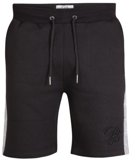D555 Hayes Sweat-shorts Black - Collegehousut ja collegeshortsit - Miesten Isot collegehousut ja collegeshortsit