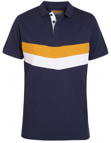 D555 Hopkins Polo Navy - Pikeepaidat - Miesten isot pikeepaidat
