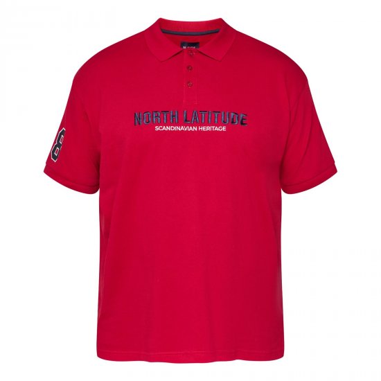North Latitude Logo Polo Keltainen/Oranssi - Pikeepaidat - Miesten isot pikeepaidat