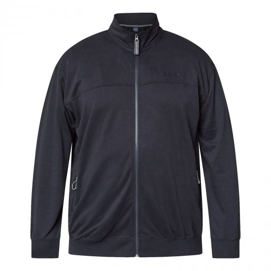 North Latitude Sweat Cardigan Musta - Hupparit ja collegepaidat - Miesten hupparit ja collegepaidat isot koot