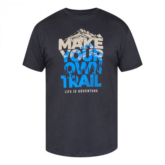 North Latitude Trail T-Shirt Musta - T-paidat - Isot T-paidat 2XL – 14XL