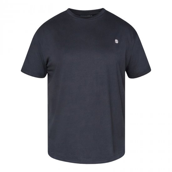 North Latitude T-Shirt With Back Print Musta - T-paidat - Isot T-paidat 2XL – 14XL