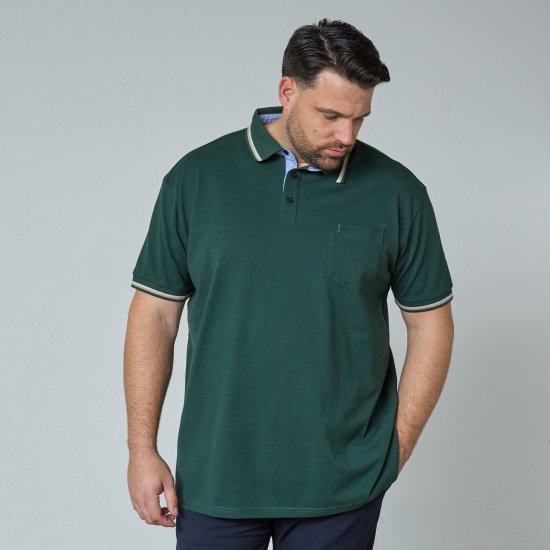 North Latitude Superflex Polo Vihreä/Khaki - Pikeepaidat - Miesten isot pikeepaidat