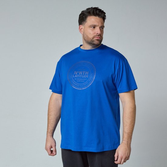 North Latitude T-Shirt Sininen - T-paidat - Isot T-paidat 2XL – 14XL