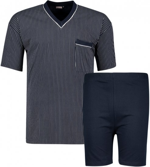 Adamo Gustav Short sleeve Pyjama Charcoal - Alusvaatteet & uimavaatteet - Miesten Isot alusvaatteet 