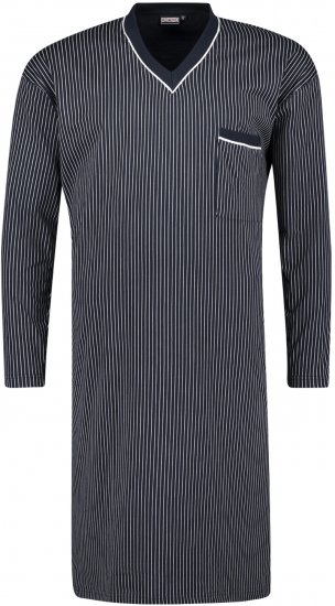 Adamo Gustav Long Nightshirt Navy - Alusvaatteet & Uimavaatteet - Miesten Isot alusvaatteet 