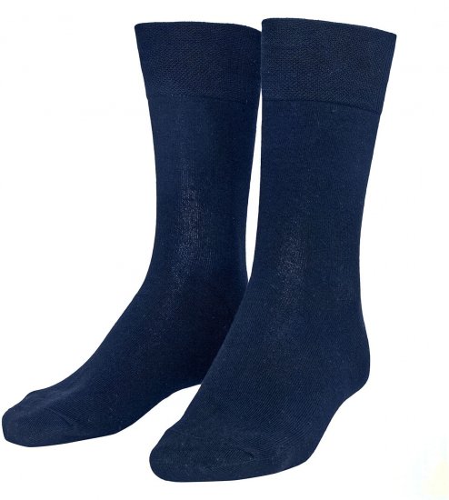Adamo Aaron Soft-socks Navy 3-pack - Alusvaatteet & uimavaatteet - Miesten Isot alusvaatteet 