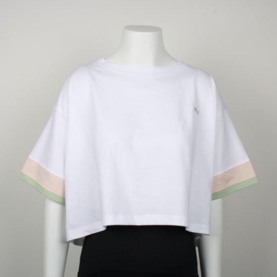 Nora Mikken AGNES Crop Top White - T-paidat - 