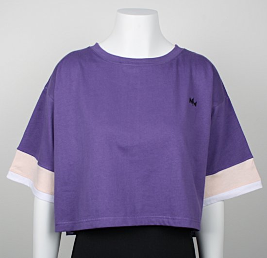 Nora Mikken AGNES Crop Top Purple - T-paidat - 