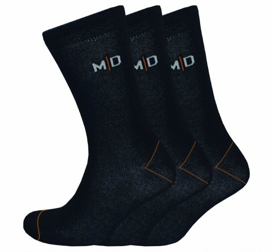 Motley Denim Jack 3-Pack Socks Black - Alusvaatteet & uimavaatteet - Miesten Isot alusvaatteet 