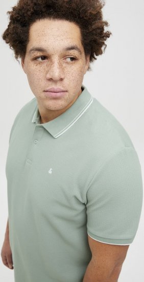 Jack & Jones AUSTIN CLASSIC Polo Iceberg Green - Pikeepaidat - Miesten isot pikeepaidat