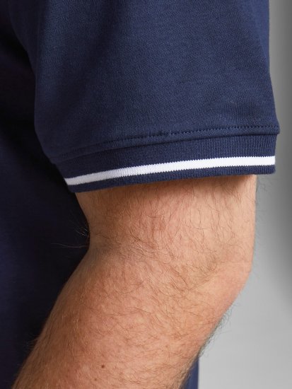 Jack & Jones Jersey Polo Navy - Pikeepaidat - Miesten isot pikeepaidat