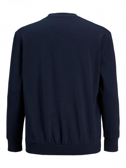 Jack & Jones Basic Sweatshirt Navy Blazer - Hupparit ja collegepaidat - Miesten hupparit ja collegepaidat isot koot