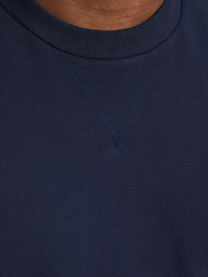 Jack & Jones Basic Sweatshirt Navy Blazer - Hupparit ja collegepaidat - Miesten hupparit ja collegepaidat isot koot
